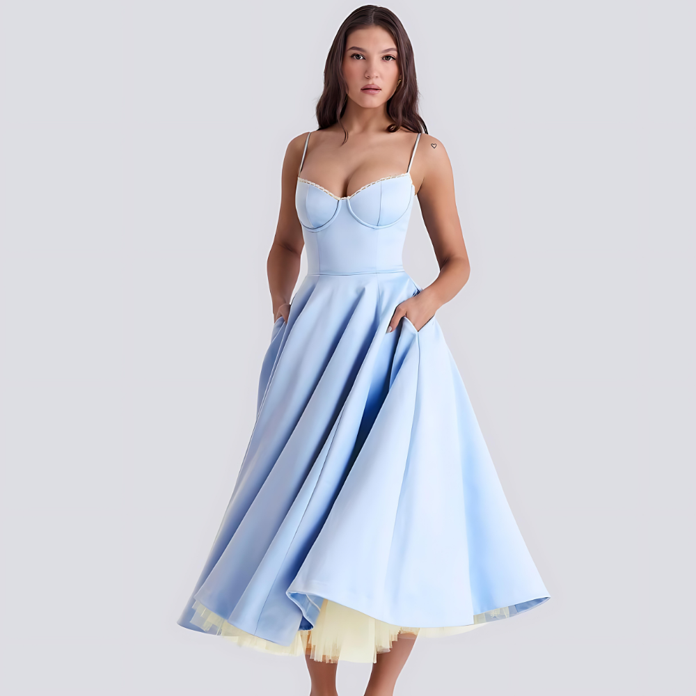 Karolina | Romantic Long Dress with Elegant Details