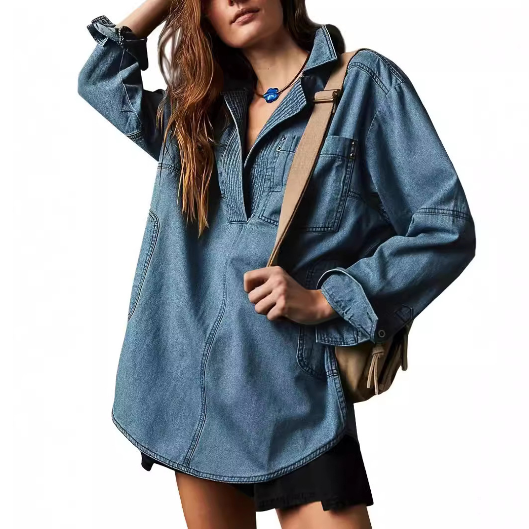 Laurenne™ | Effortless Chic Long-Sleeve Top