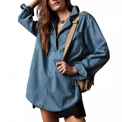 Laurenne™ | Effortless Chic Long-Sleeve Top
