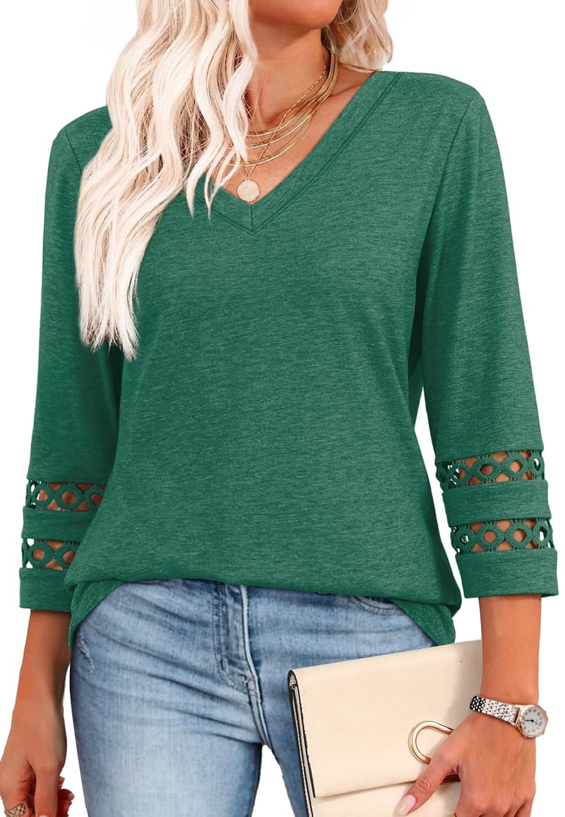 Ruth | Long Sleeve V-Neck Shirt