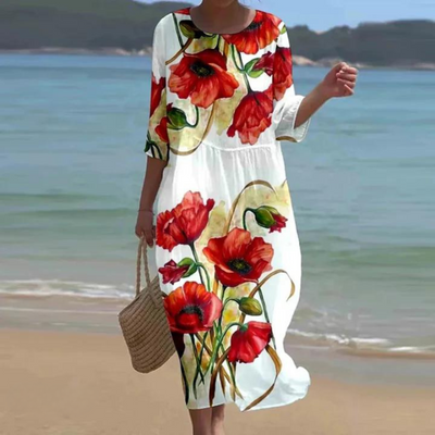 Vilma | Elegant dress that covers the belly