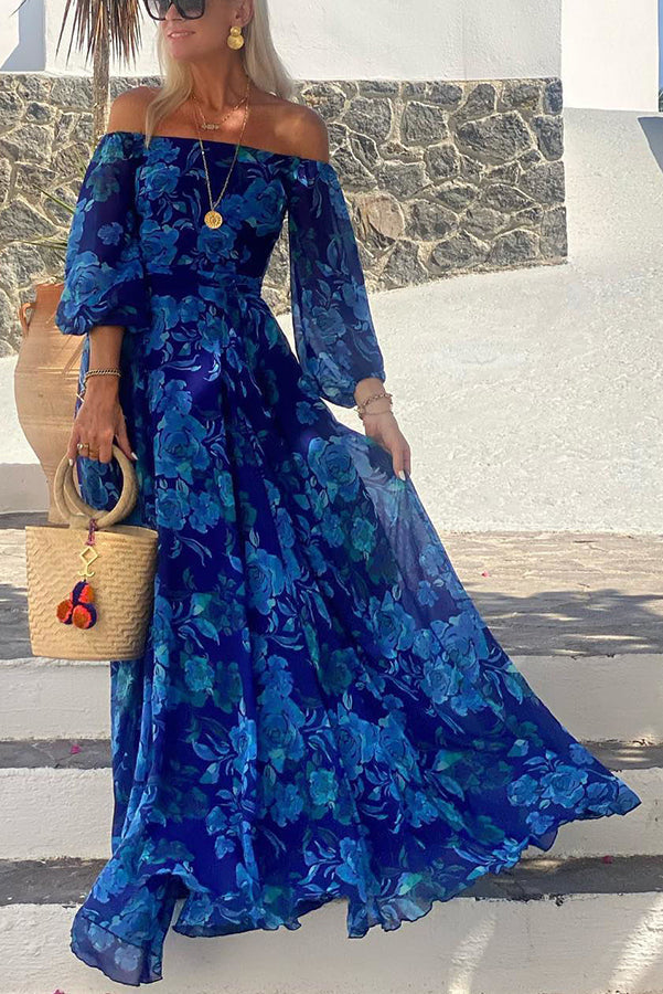 Calista™ | Floral Off-Shoulder Maxi Dress