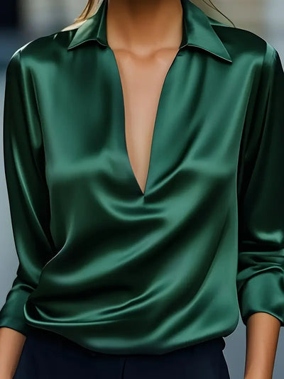 Nadene | Premium V-Neck Blouse