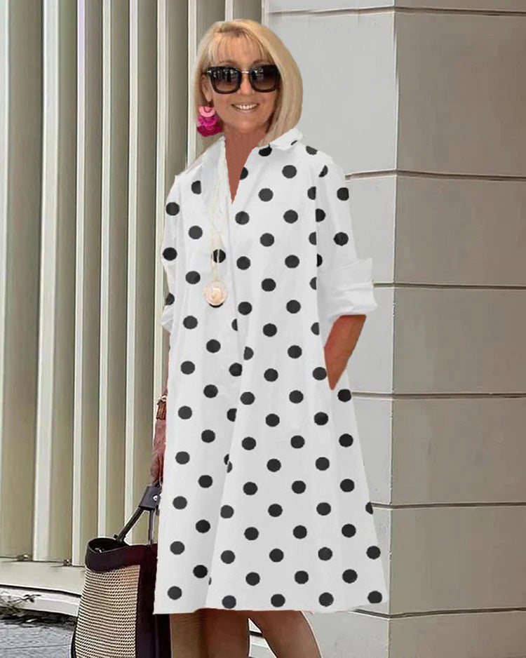 Sylvia | Lucky Charm Polka Dot Dress