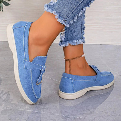 Saskia | Elegant Moccasins with Knotted Stitching