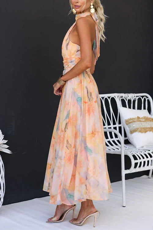 Sari™ | Long Watercolor Dress