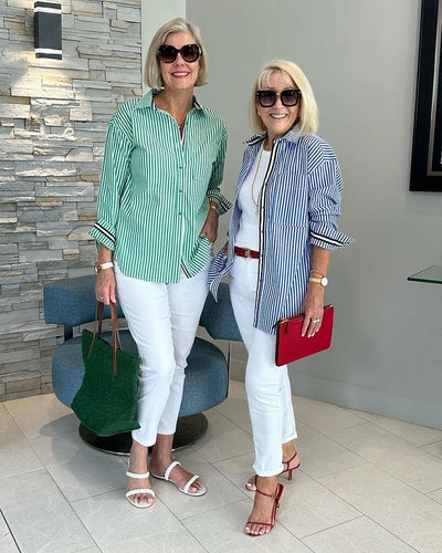 Ginney | Striped Long Shirt