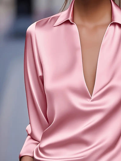 Nadene | Premium V-Neck Blouse