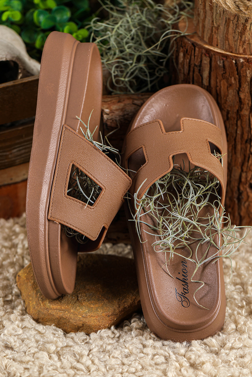 Nandine | Women's Sandals with Block Design