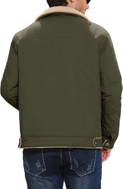 Hernan – Sherpa-Lined Winter Jacket for Men