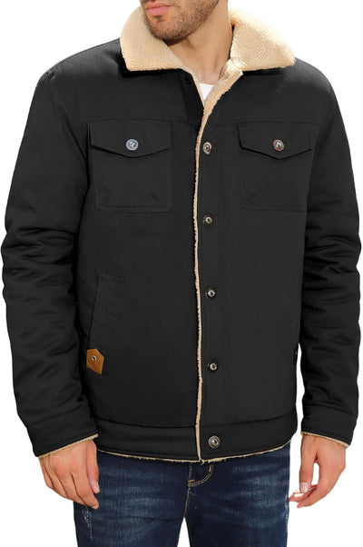 Hernan – Sherpa-Lined Winter Jacket for Men