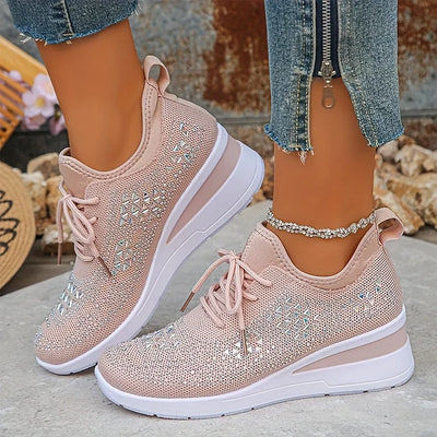 Giselle | Orthopedic Sneakers with Sparkling Rhinestones