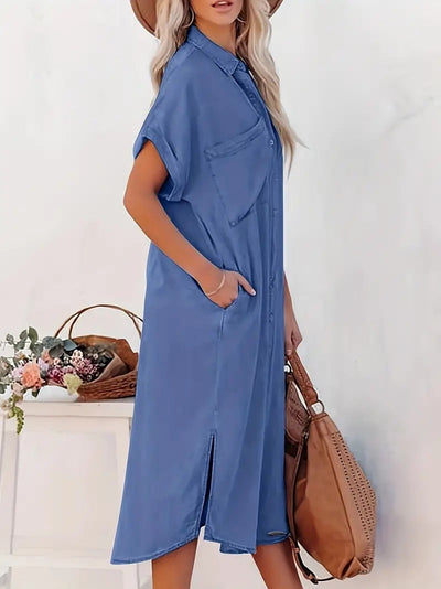 Béatrice - Shirt Dress with Pockets