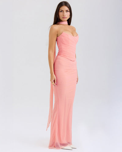 Malu – Pink Dress with Natural Charm