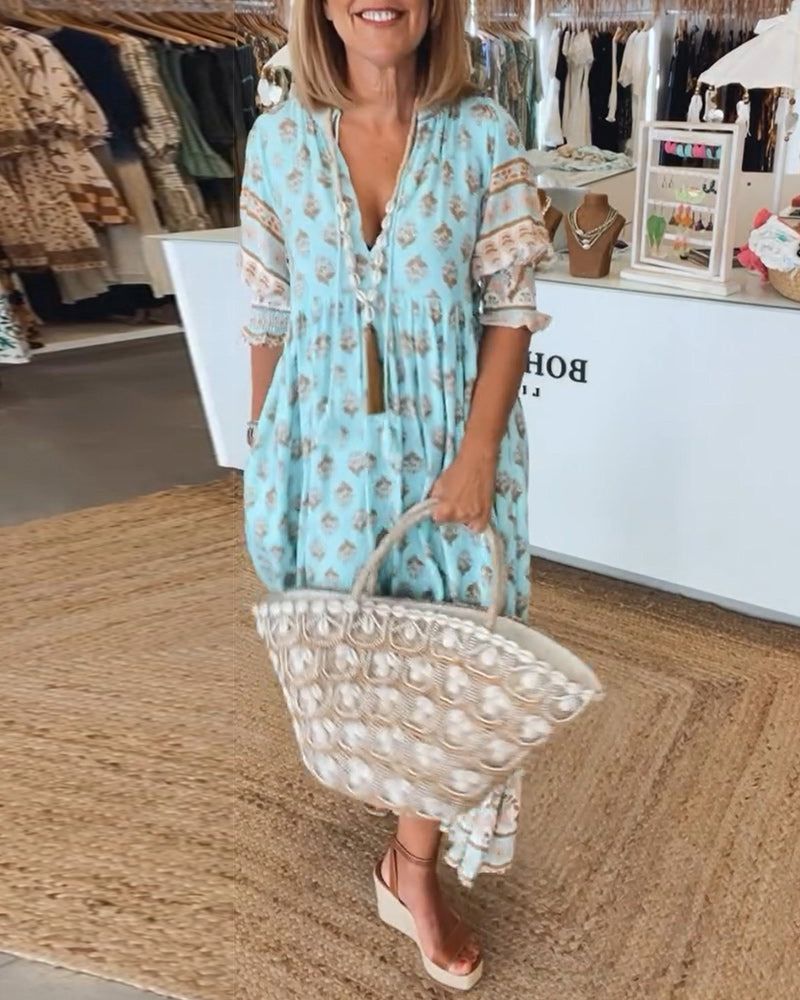 ÉMIE | Casual Printed Dress