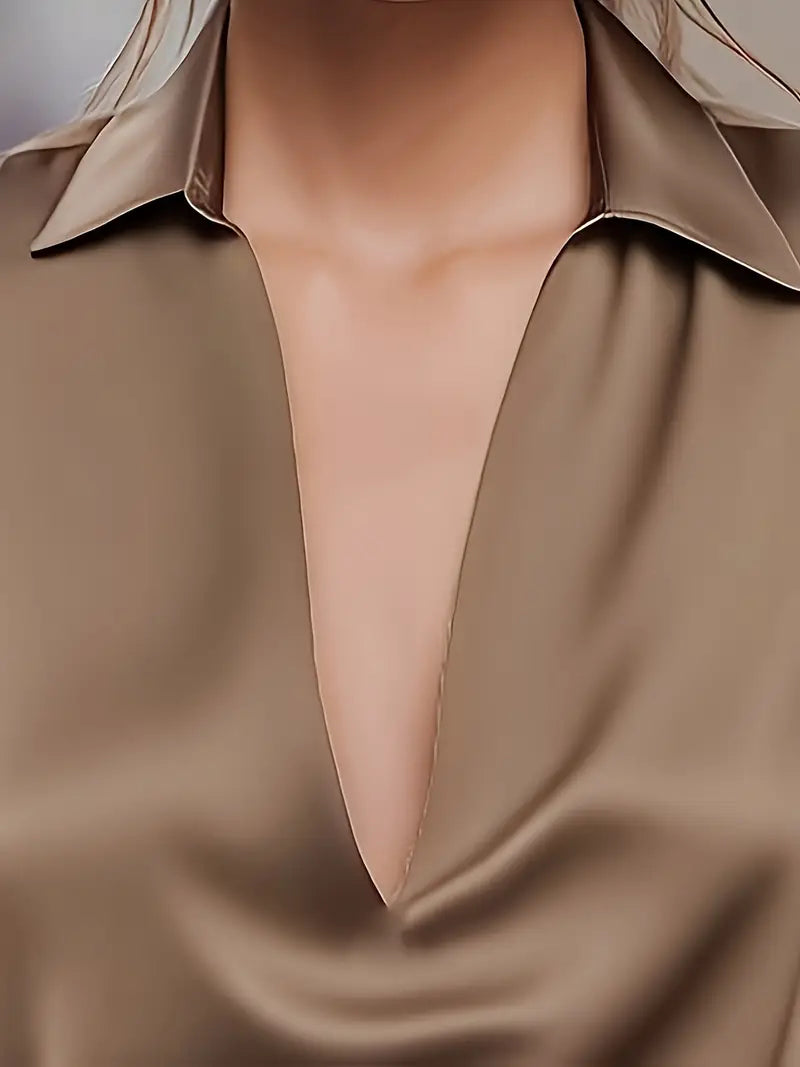 Nadene | Premium V-Neck Blouse