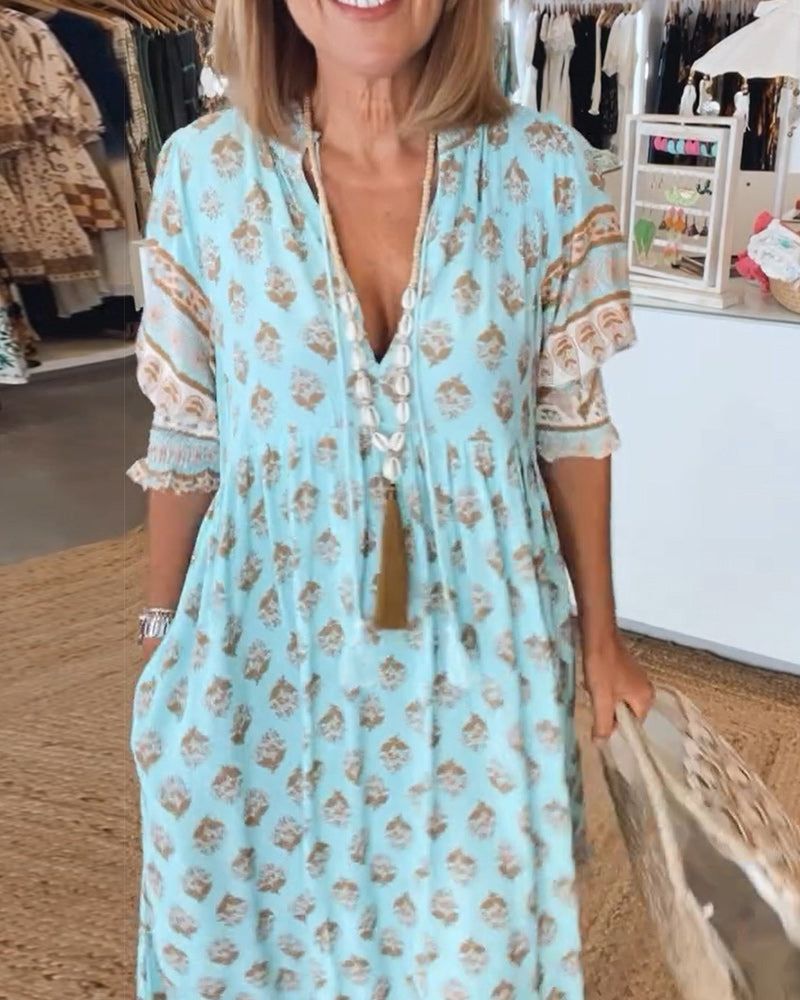 ÉMIE | Casual Printed Dress