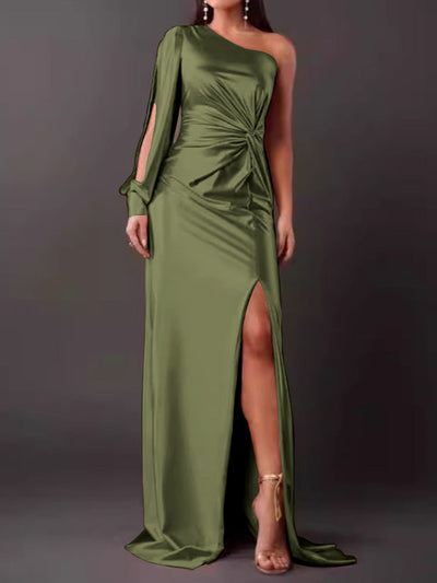 Alaysia™ | Long Dress Women Black Summer