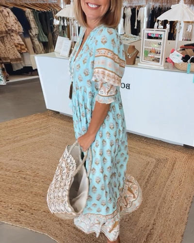 ÉMIE | Casual Printed Dress