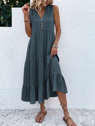 Henriette | Flattering Button Dress