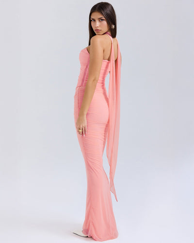 Malu – Pink Dress with Natural Charm