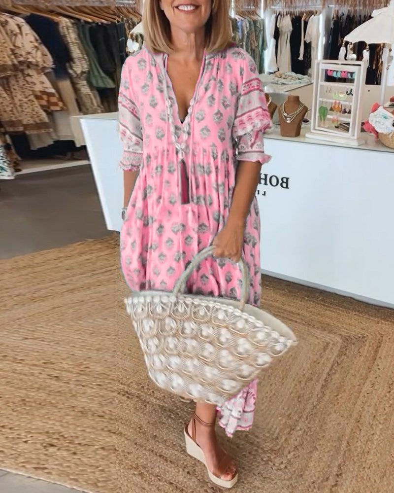 ÉMIE | Casual Printed Dress