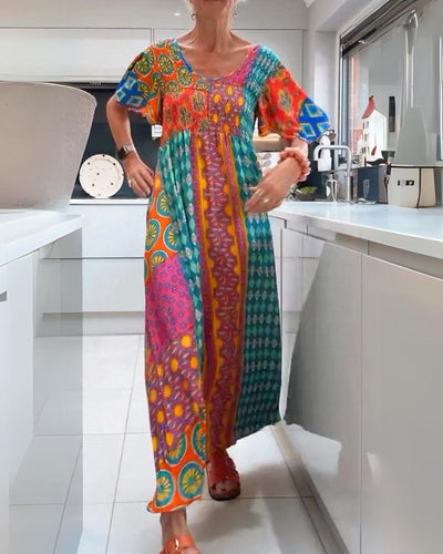 Delise | Bohemian Dress with Paisley Pattern