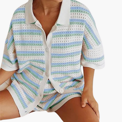 Goldie | Open-Knit Co-Ord Set
