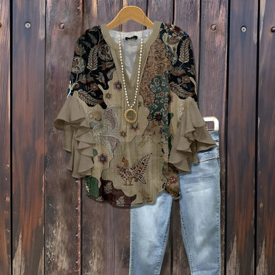 Elisabet | Ruffle-Sleeve Blouse