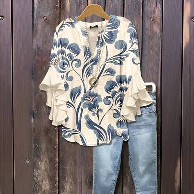 Elisabet | Ruffle-Sleeve Blouse