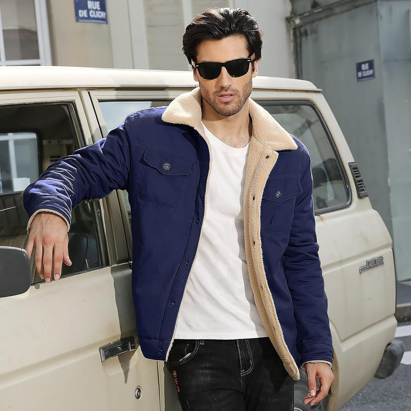 Hernan – Sherpa-Lined Winter Jacket for Men