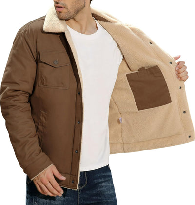 Hernan – Sherpa-Lined Winter Jacket for Men