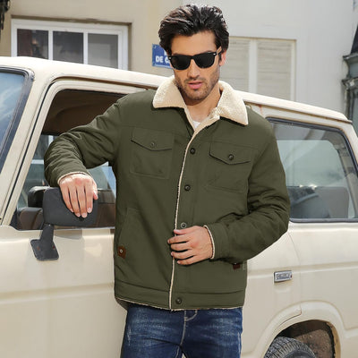 Hernan – Sherpa-Lined Winter Jacket for Men