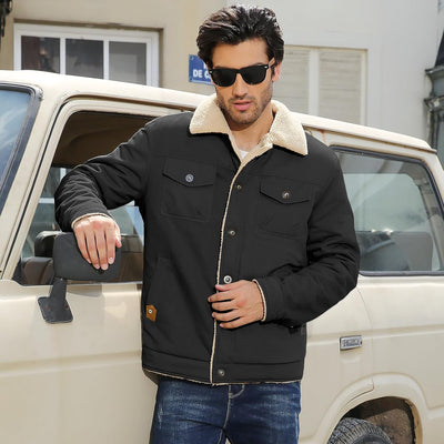 Hernan – Sherpa-Lined Winter Jacket for Men