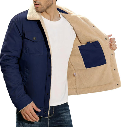 Hernan – Sherpa-Lined Winter Jacket for Men