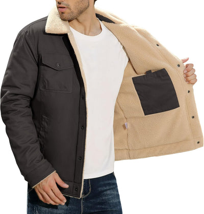 Hernan – Sherpa-Lined Winter Jacket for Men