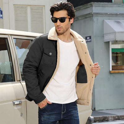 Hernan – Sherpa-Lined Winter Jacket for Men