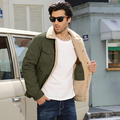 Hernan – Sherpa-Lined Winter Jacket for Men