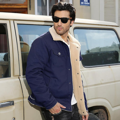 Hernan – Sherpa-Lined Winter Jacket for Men