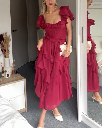 Elisa | Ruffled Dress