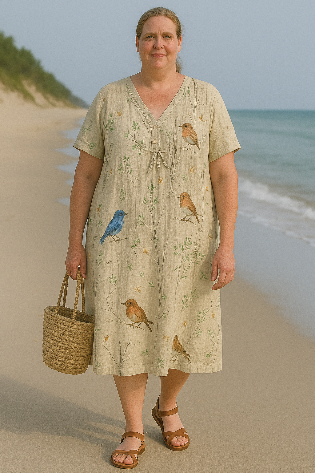 Elowen | Floral Relaxed-Fit Dress