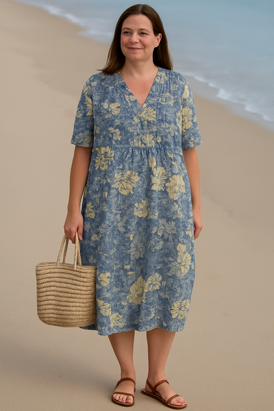 Elowen | Floral Relaxed-Fit Dress