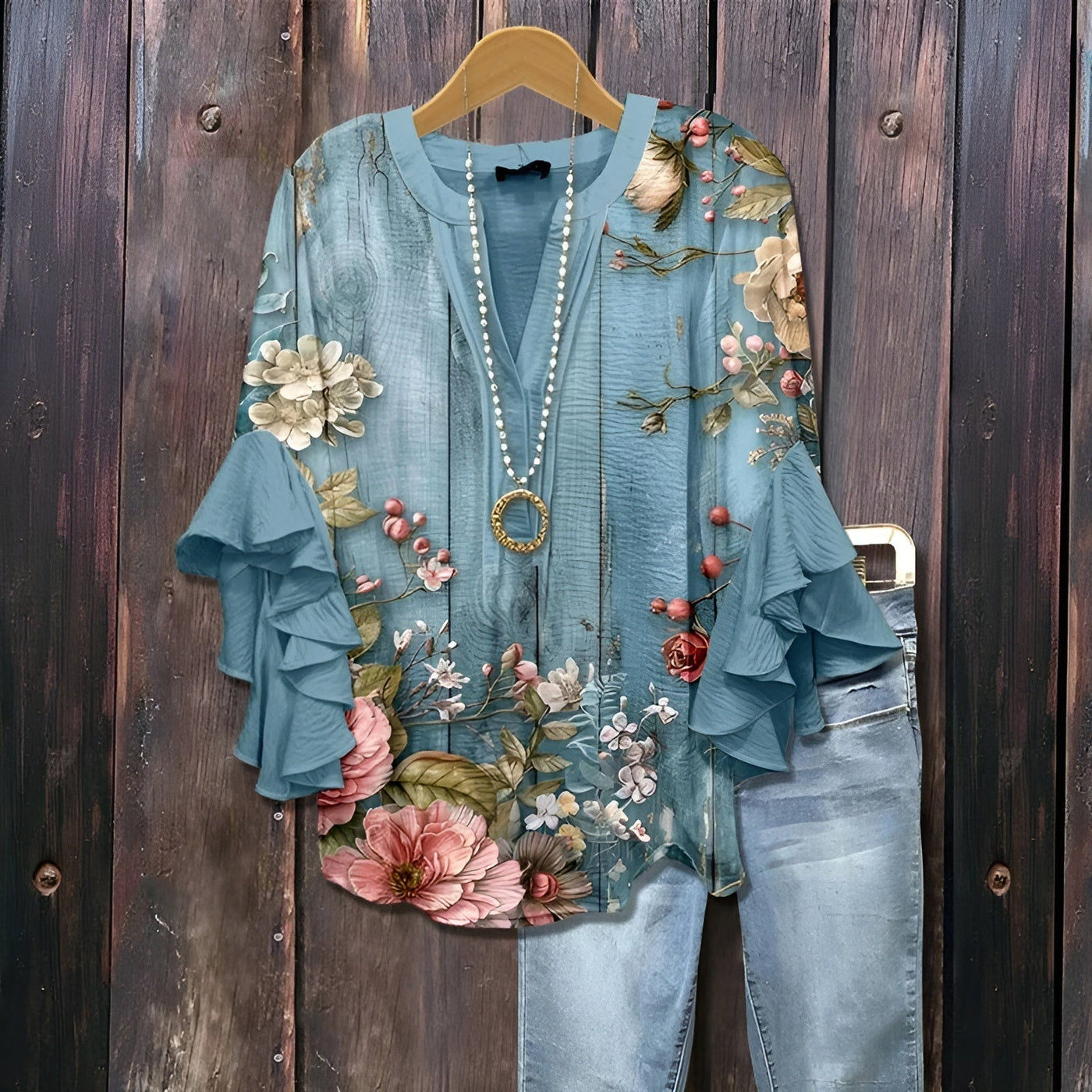 Elisabet | Ruffle-Sleeve Blouse