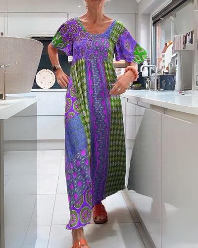 Delise | Bohemian Dress with Paisley Pattern