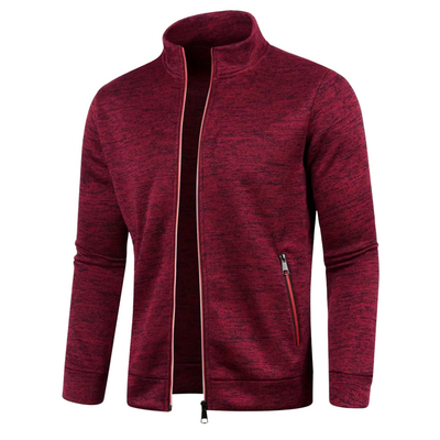 Kasper™ | Classic Knit Jacket with Zipper
