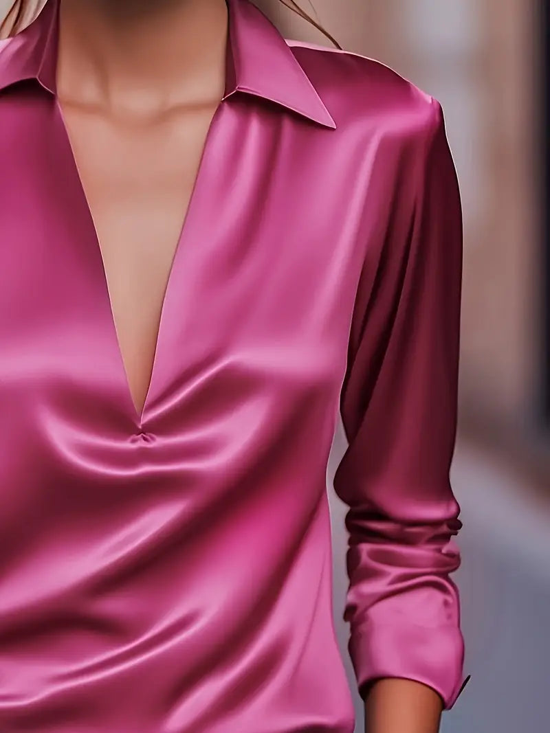 Nadene | Premium V-Neck Blouse