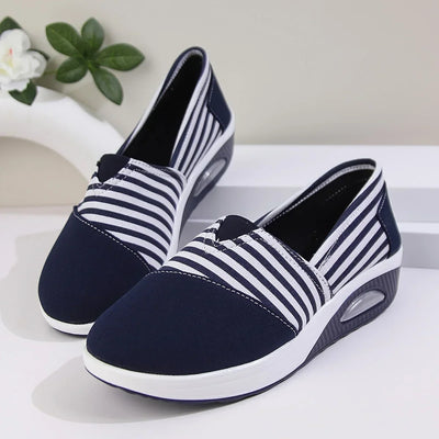Tasha | Striped Slip-On Sneakers