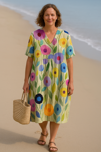 Elowen | Floral Relaxed-Fit Dress