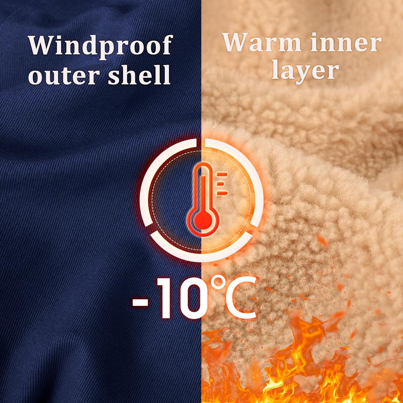 Hernan – Sherpa-Lined Winter Jacket for Men