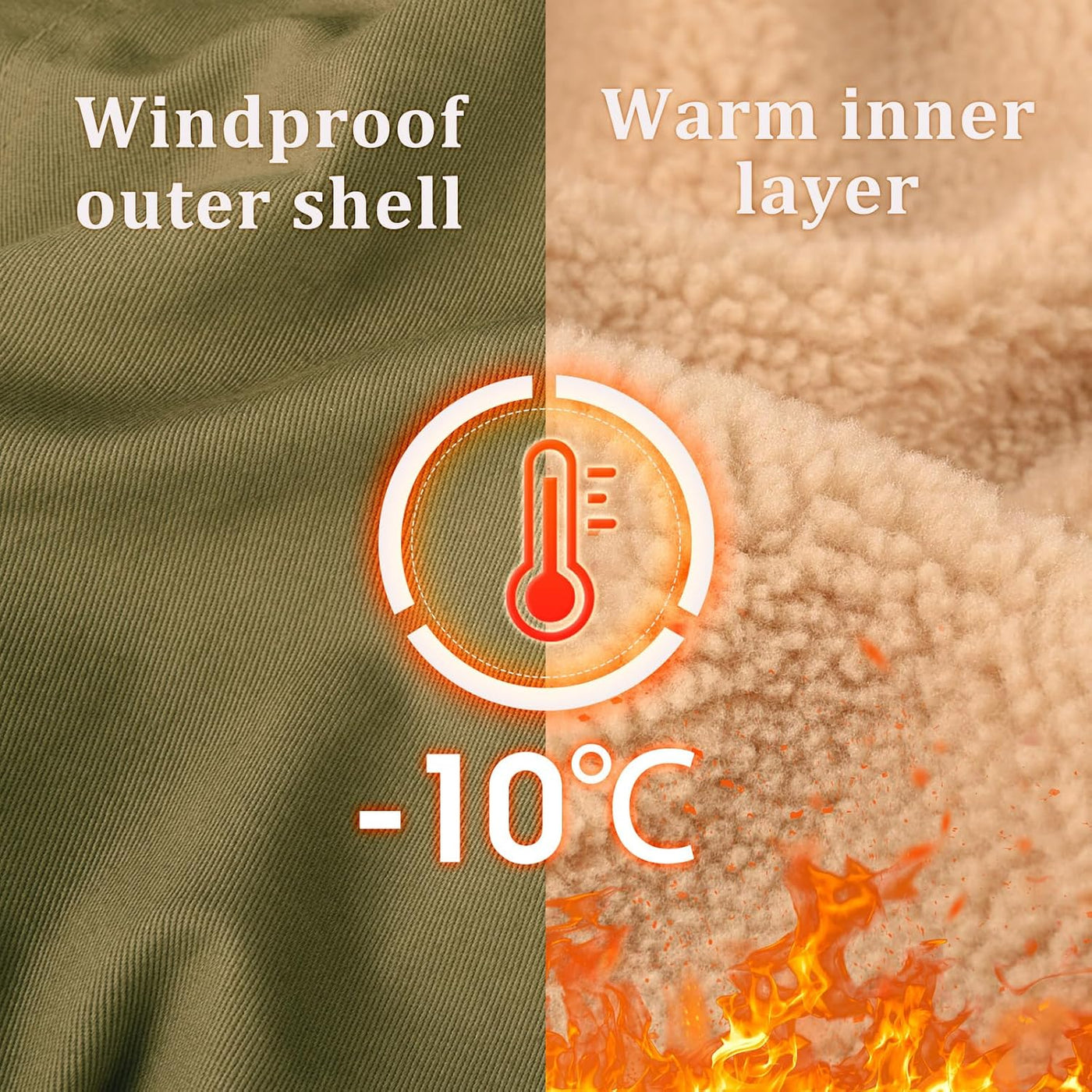 Hernan – Sherpa-Lined Winter Jacket for Men